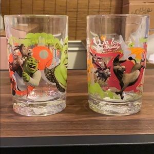 Shrek the Third Drinking Glasses